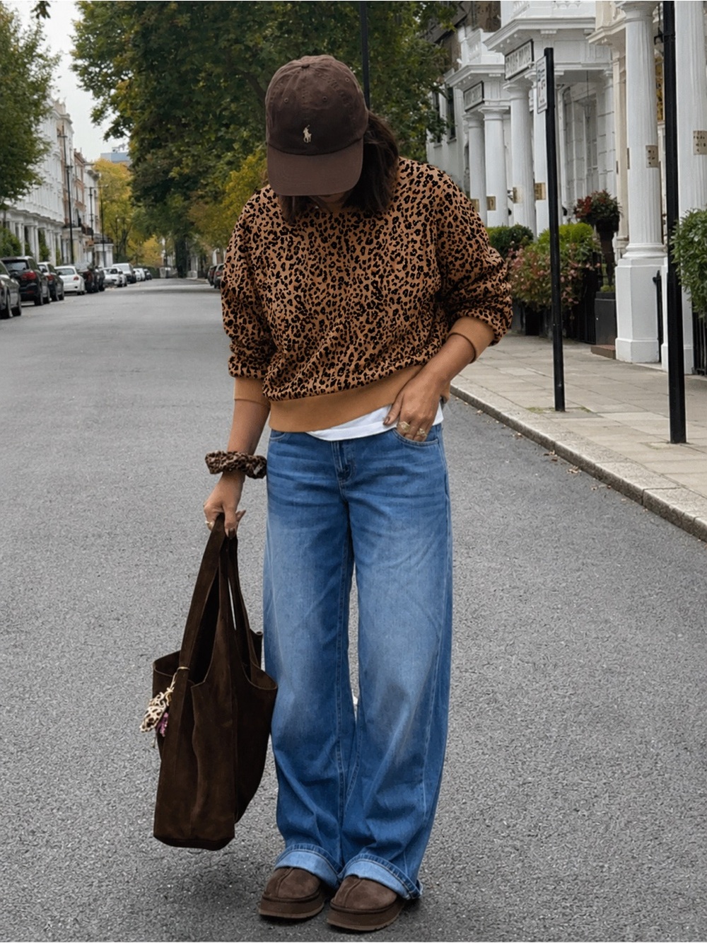 J Crew Size Large Crewneck Leopard Sweatshirt